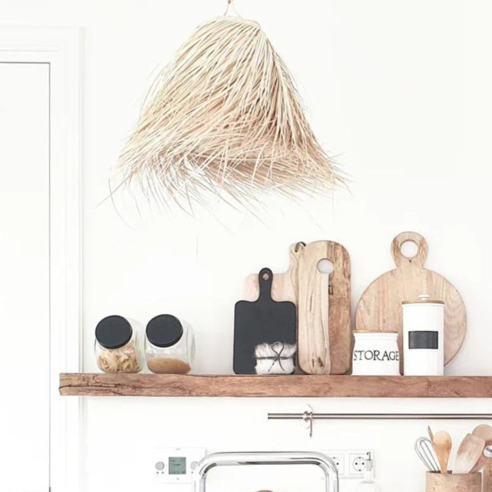 Hanglamp Palmblad Ibiza Style