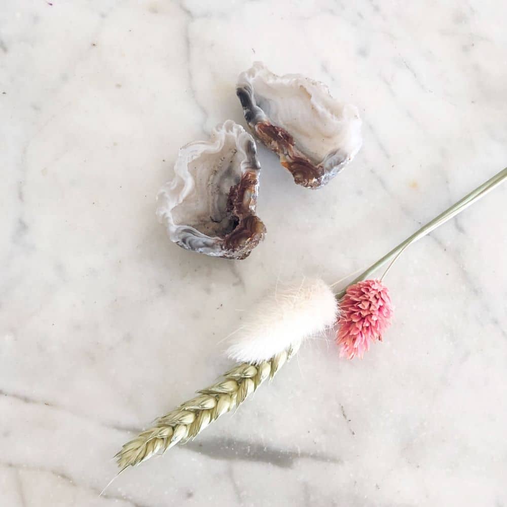Vriendschaps cadeau in de vorm van een Agaat Geode