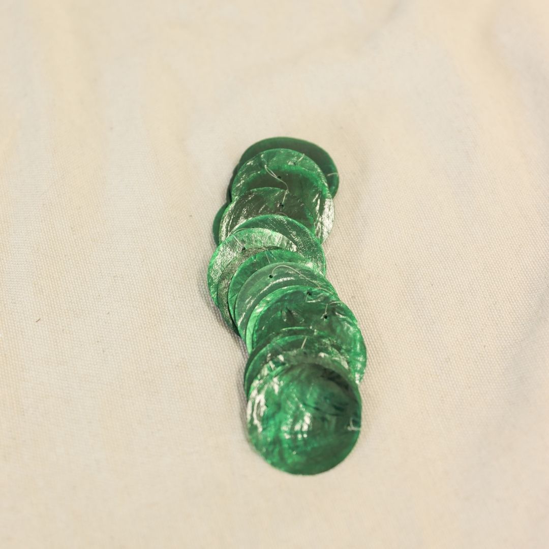 Schelpenslinger Capiz Groen Small