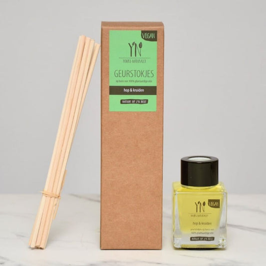 Geurstokjes Hop en Kruiden 50 ml
