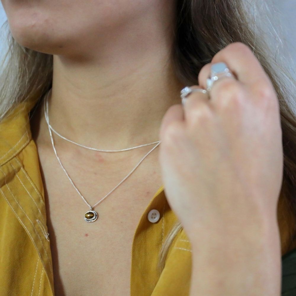 Ketting Tiger Eye Goud