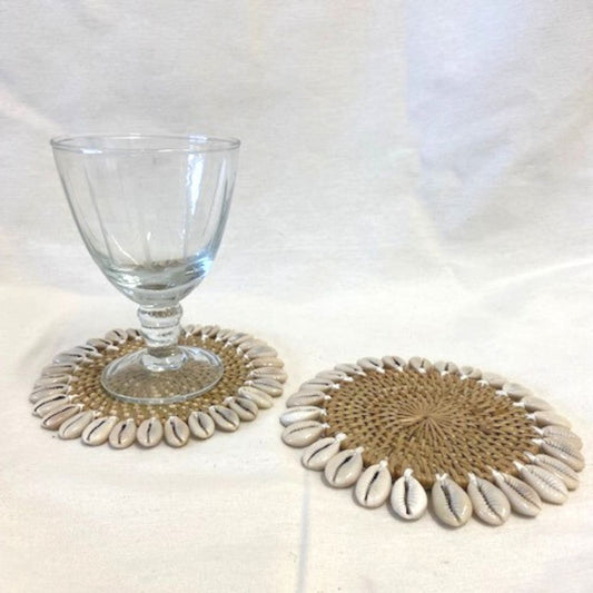 Schelpen Onderzetter Set van 2 stuks