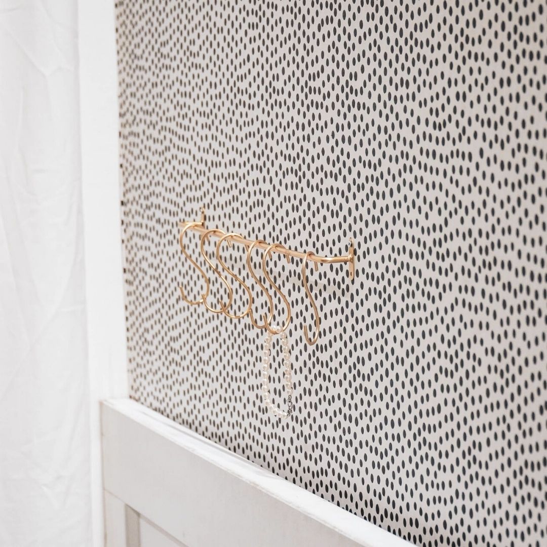 HV Hang Stang met 6 S-haken Goud 50 x 3,5 x 4