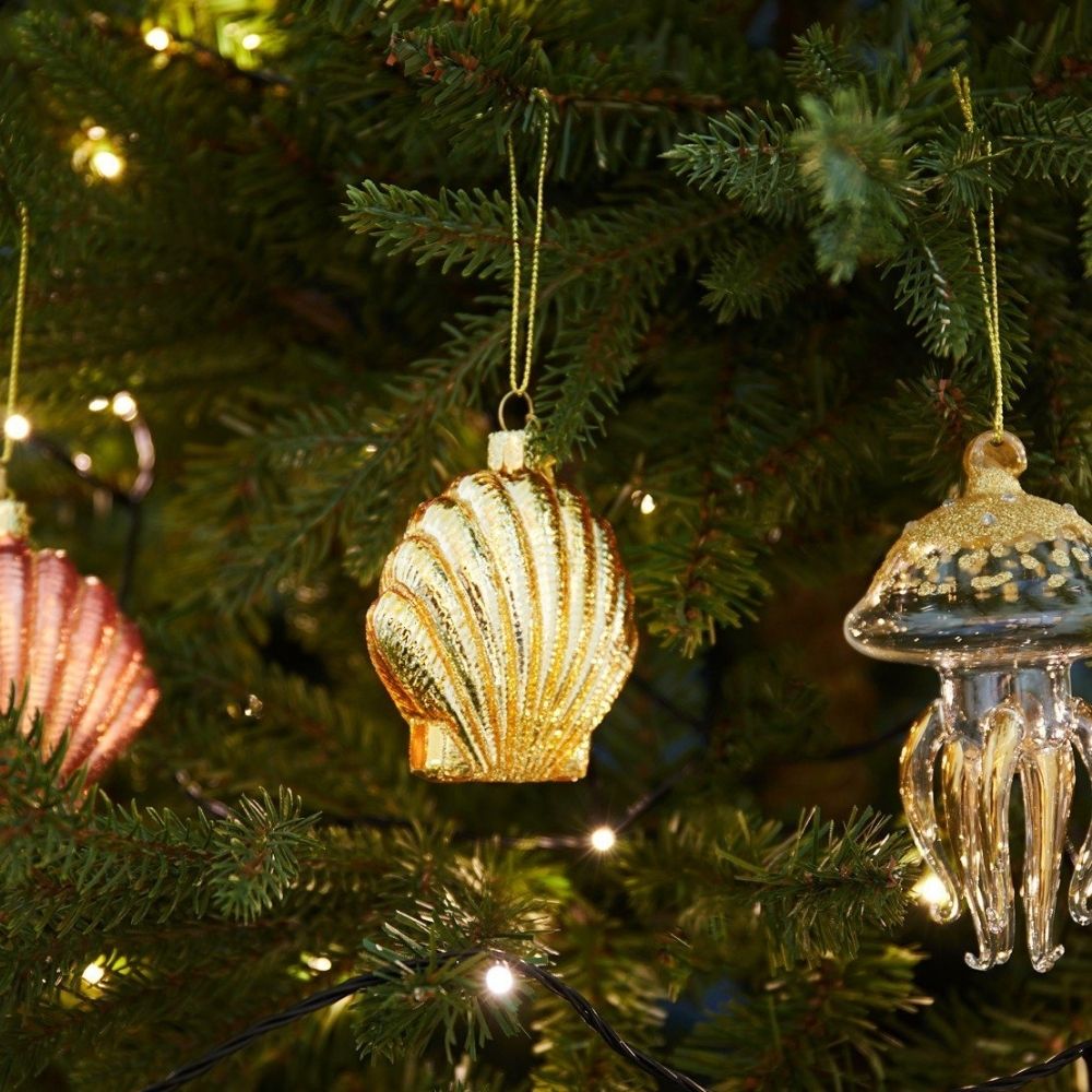 Kersthanger Gouden Schelp Vondels