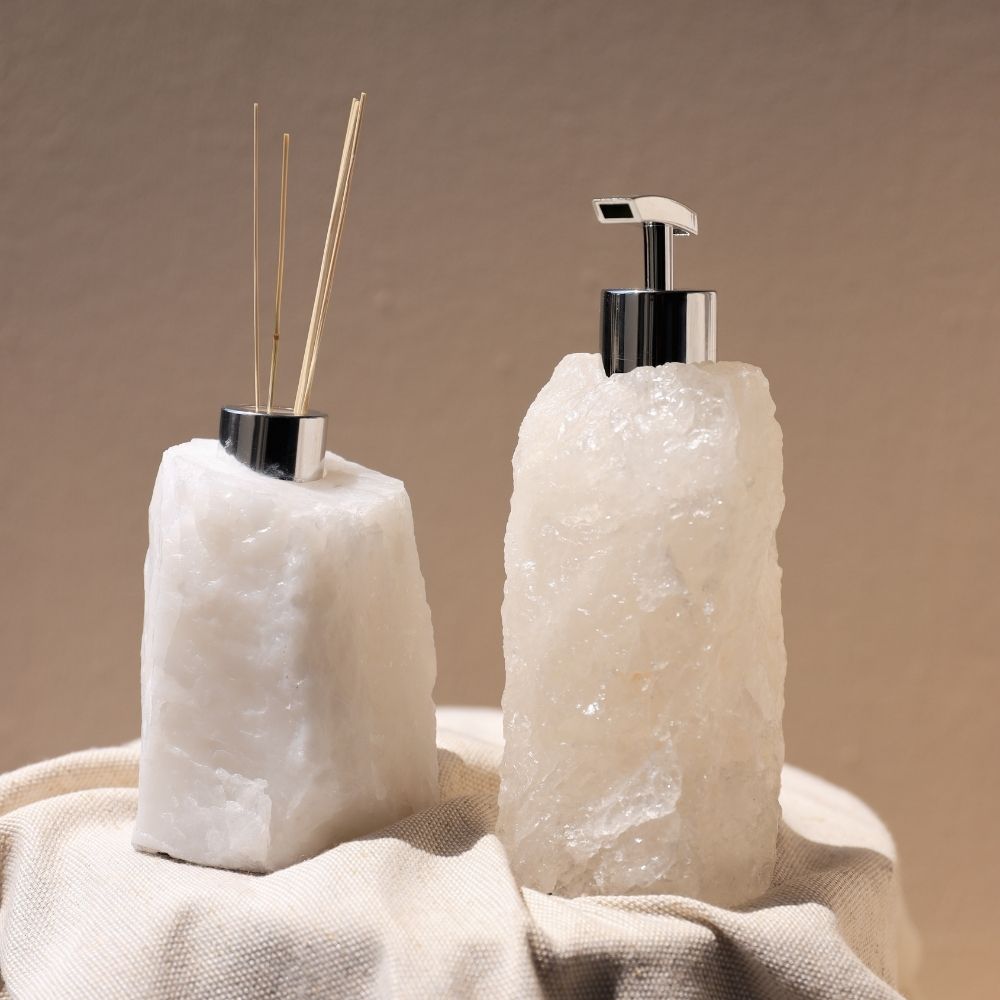 Set Bergkristal Zilver