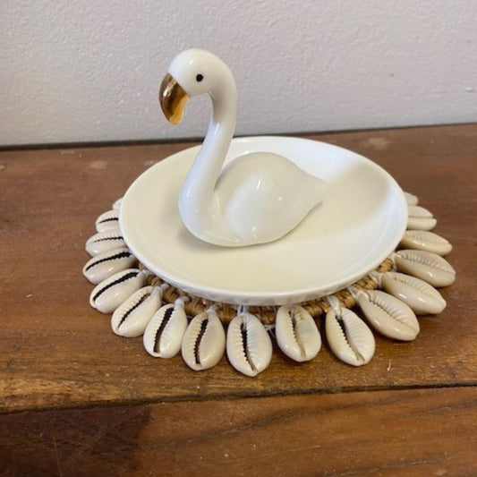Porceleinen Sieradenbakje Zwaan Housevitamin