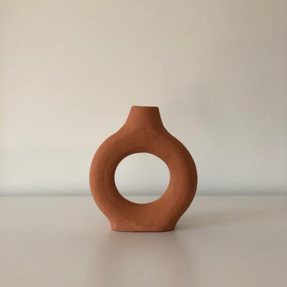 Terracotta Vaas S - Desert Rose