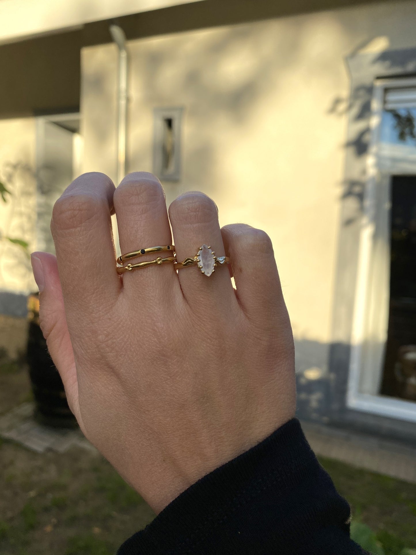 Ring Edelsteen Moonstone Marquise Gold *MAAT 16