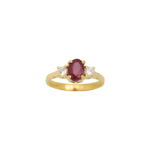 Ring Vintage Ruby Gold